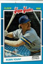 1990 Fleer League Leaders #44 Robin Yount