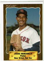 1990 ProCards New Britain Red Sox #1315 Josias Manzanillo