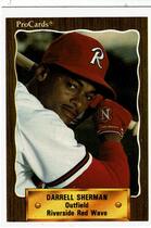1990 ProCards Riverside Red Wave #2620 Darrell Sherman