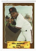 1990 ProCards San Jose Giants #2019 Adell Davenport