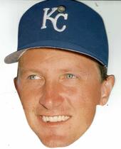 1990 Topps Heads Up #7 Bret Saberhagen