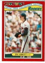 1990 Topps ToysRUs Rookies #1 Jim Abbott