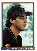 1991 Bowman Base Set #519 Mike Zimmerman