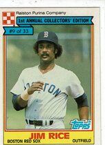 1984 Ralston Purina #9 Jim Rice