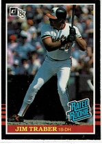 1985 Donruss Base Set #45 Jim Traber