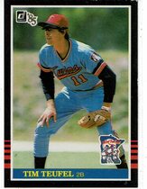 1985 Donruss Base Set #192 Tim Teufel