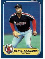 1986 Fleer Base Set #168 Daryl Sconiers