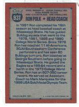 1991 Topps Traded Retail (Gray Stock Back) #93T Ron Polk