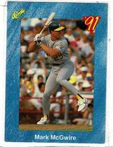 1991 Classic Base Set #T73 Mark McGwire