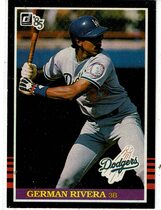 1985 Donruss Base Set #638 German Rivera