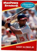 1991 MooTown Snackers #10 Sandy Alomar Jr.