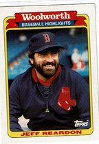 1991 Woolworths #17 Jeff Reardon