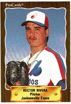 1990 ProCards Jacksonville Expos #1374 Hector Rivera