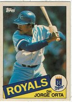 1985 Topps Tiffany #164 Jorge Orta