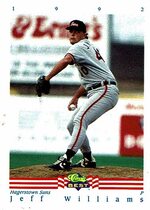 1992 Classic Classic/Best #123 Jeff Williams