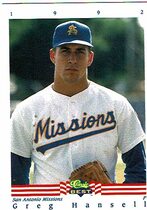 1992 Classic Classic/Best #344 Greg Hansell