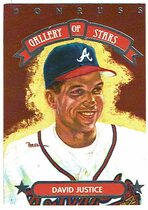 1992 Donruss Triple Play Gallery of Stars #GS-9 David Justice