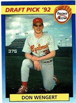 1992 Front Row Draft Picks #28 Don Wengert
