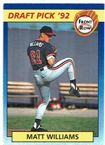 1992 Front Row Draft Picks #53 Matt Williams
