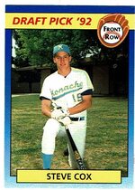 1992 Front Row Draft Picks #98 Steve Cox