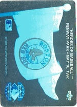 1992 Upper Deck Heroes of Baseball Team Logo Hologram Inserts #NNO Red Sox