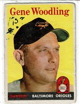 1958 Topps Base Set #398 Gene Woodling