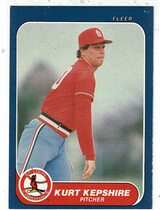 1986 Fleer Base Set #39 Kurt Kepshire