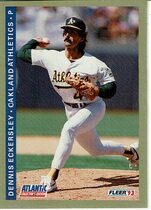1993 Fleer Atlantic #7 Dennis Eckersley