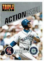 1993 Leaf Triple Play Action #24 Ken Griffey Jr.