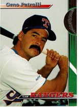 1993 Stadium Club Rangers #22 Geno Petralli