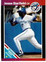 1989 Donruss Grand Slammers (Purple to Red Border) #11 Jesse Barfield