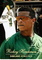 1994 Studio Base Set #3 Rickey Henderson