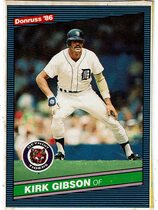 1986 Donruss Box Panels #PC4 Kirk Gibson