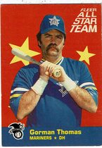 1986 Fleer All Stars #11 Gorman Thomas