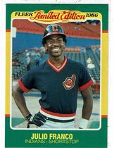 1986 Fleer Limited Edition #16 Julio Franco