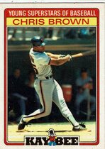 1986 Kay-Bee #2 Chris Brown