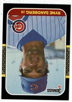 1987 Donruss Factory Set (Inverted Back) #77 Ryne Sandberg