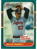 1987 Donruss Rookies #9 Willie Fraser