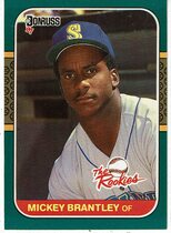 1987 Donruss Rookies #27 Mickey Brantley