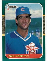 1987 Donruss Rookies #51 Paul Noce