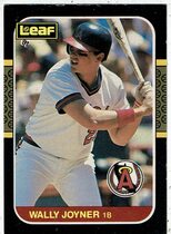 1987 Leaf Base Set #252 Wally Joyner