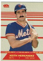 1987 Fleer Headliners #5 Keith Hernandez