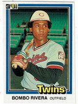 1981 Donruss Base Set #593 Bombo Rivera