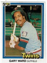 1981 Donruss Base Set #594 Gary Ward