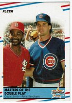 1988 Fleer Base Set #628 Ryne Sandberg|Ozzie Smith