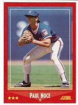 1988 Score Base Set #329 Paul Noce