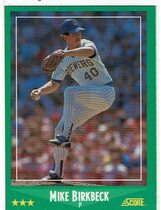 1988 Score Base Set #369 Mike Birkbeck