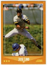 1988 Score Base Set #597 Jose Lind