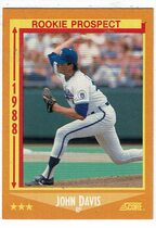 1988 Score Base Set #636 John Davis