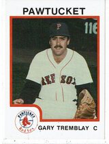 1987 ProCards Pawtucket Red Sox #70 Gary Tremblay